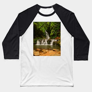 Elabana Falls with rocks Baseball T-Shirt